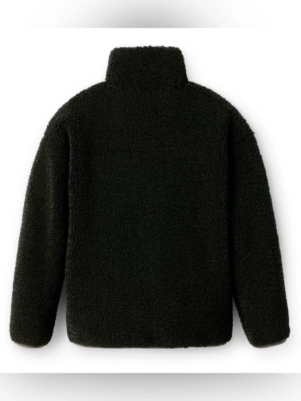 UGG Men’s UGGbraid Half Zip Fleece Pullover in Black (Size Small)